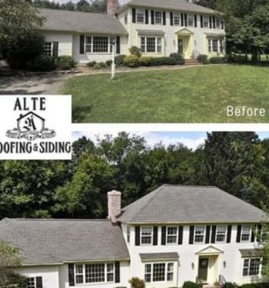 roofing and siding contractors NJ installing James Hardie siding